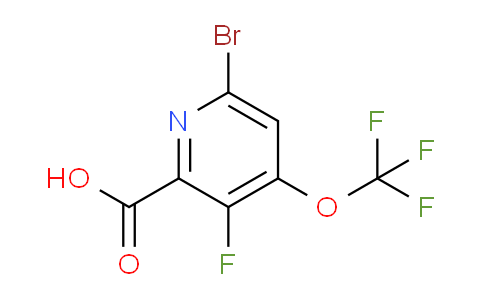 AM218129 | 1804649-81-7 | 6-Bromo-3-fluoro-4-(trifluoromethoxy)pyridine-2-carboxylic acid