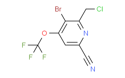 AM218130 | 1804595-44-5 | 3-Bromo-2-(chloromethyl)-6-cyano-4-(trifluoromethoxy)pyridine
