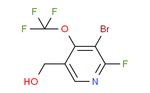 3-Bromo-2-fluoro-4-(trifluoromethoxy)pyridine-5-methanol