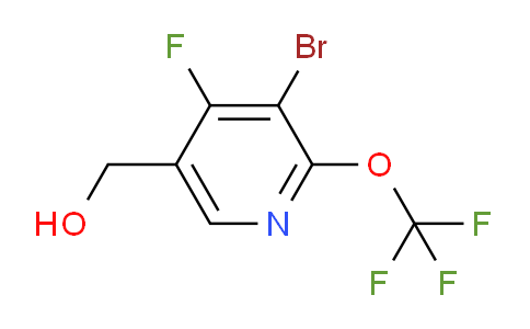 3-Bromo-4-fluoro-2-(trifluoromethoxy)pyridine-5-methanol