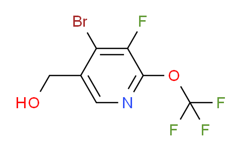 4-Bromo-3-fluoro-2-(trifluoromethoxy)pyridine-5-methanol