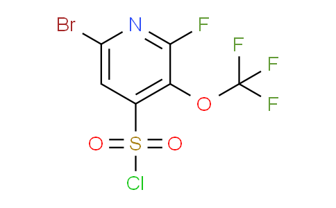 6-Bromo-2-fluoro-3-(trifluoromethoxy)pyridine-4-sulfonyl chloride