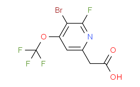 AM218143 | 1804574-93-3 | 3-Bromo-2-fluoro-4-(trifluoromethoxy)pyridine-6-acetic acid