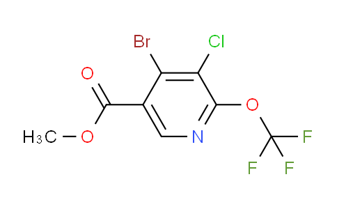 AM218156 | 1806173-98-7 | Methyl 4-bromo-3-chloro-2-(trifluoromethoxy)pyridine-5-carboxylate