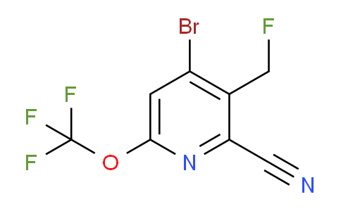 AM218175 | 1806103-05-8 | 4-Bromo-2-cyano-3-(fluoromethyl)-6-(trifluoromethoxy)pyridine