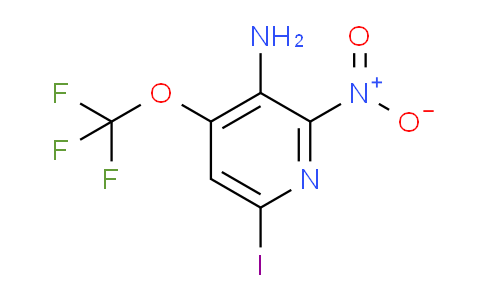 3-Amino-6-iodo-2-nitro-4-(trifluoromethoxy)pyridine