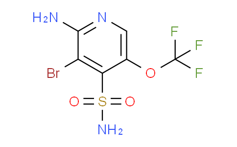 2-Amino-3-bromo-5-(trifluoromethoxy)pyridine-4-sulfonamide