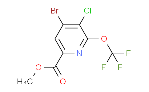 AM218255 | 1803437-20-8 | Methyl 4-bromo-3-chloro-2-(trifluoromethoxy)pyridine-6-carboxylate