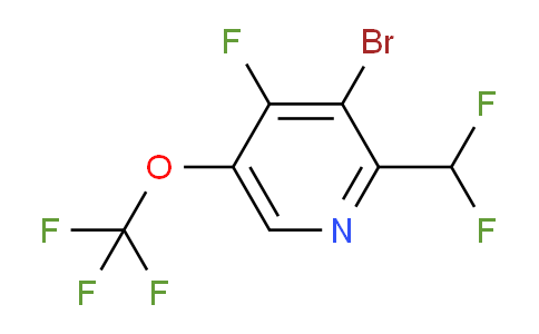 AM218263 | 1806213-96-6 | 3-Bromo-2-(difluoromethyl)-4-fluoro-5-(trifluoromethoxy)pyridine