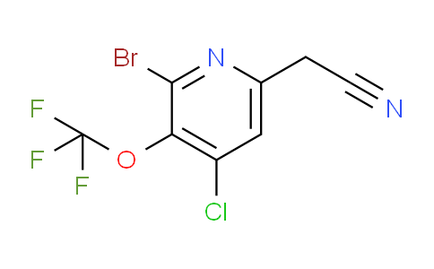 AM218285 | 1804379-04-1 | 2-Bromo-4-chloro-3-(trifluoromethoxy)pyridine-6-acetonitrile
