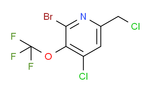 2-Bromo-4-chloro-6-(chloromethyl)-3-(trifluoromethoxy)pyridine