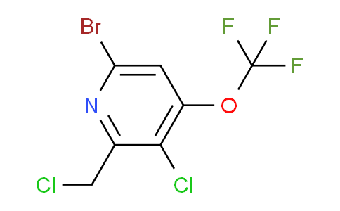 6-Bromo-3-chloro-2-(chloromethyl)-4-(trifluoromethoxy)pyridine