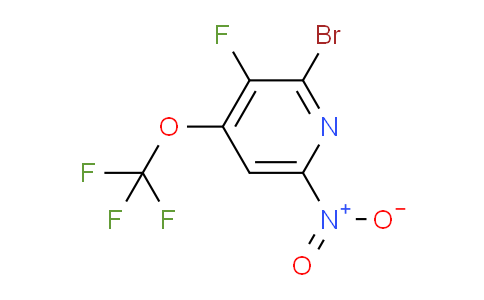 2-Bromo-3-fluoro-6-nitro-4-(trifluoromethoxy)pyridine