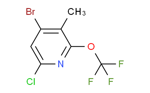 4-Bromo-6-chloro-3-methyl-2-(trifluoromethoxy)pyridine
