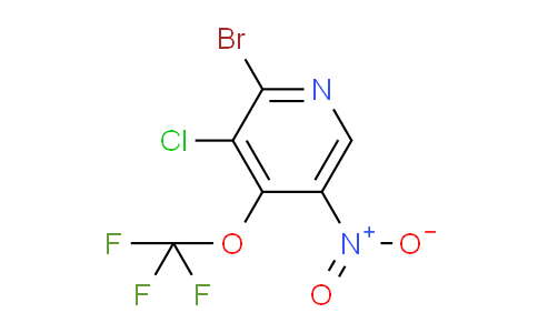 2-Bromo-3-chloro-5-nitro-4-(trifluoromethoxy)pyridine