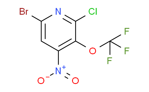 6-Bromo-2-chloro-4-nitro-3-(trifluoromethoxy)pyridine