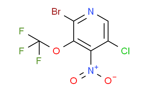 2-Bromo-5-chloro-4-nitro-3-(trifluoromethoxy)pyridine