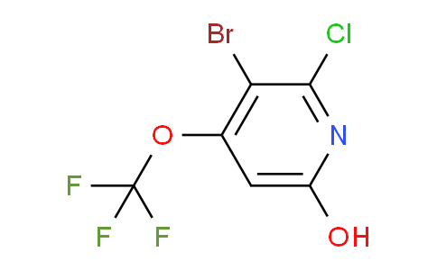 3-Bromo-2-chloro-6-hydroxy-4-(trifluoromethoxy)pyridine