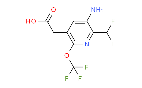 3-Amino-2-(difluoromethyl)-6-(trifluoromethoxy)pyridine-5-acetic acid