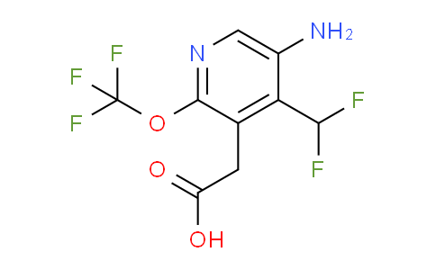 AM218360 | 1806002-03-8 | 5-Amino-4-(difluoromethyl)-2-(trifluoromethoxy)pyridine-3-acetic acid