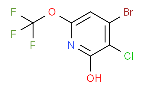 4-Bromo-3-chloro-2-hydroxy-6-(trifluoromethoxy)pyridine
