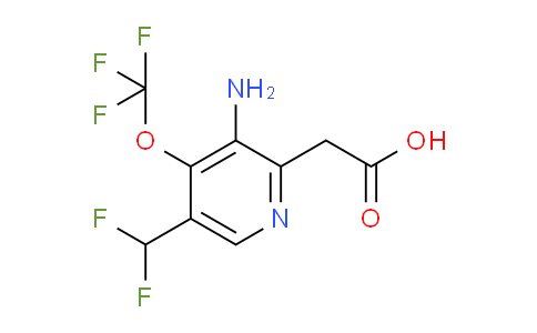 AM218362 | 1804373-75-8 | 3-Amino-5-(difluoromethyl)-4-(trifluoromethoxy)pyridine-2-acetic acid