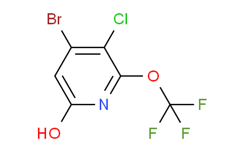 4-Bromo-3-chloro-6-hydroxy-2-(trifluoromethoxy)pyridine