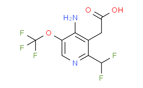 AM218364 | 1804536-61-5 | 4-Amino-2-(difluoromethyl)-5-(trifluoromethoxy)pyridine-3-acetic acid