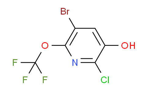 5-Bromo-2-chloro-3-hydroxy-6-(trifluoromethoxy)pyridine