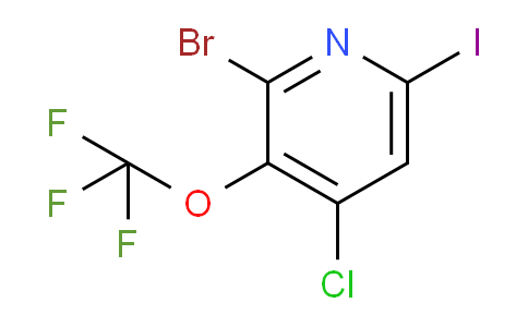 2-Bromo-4-chloro-6-iodo-3-(trifluoromethoxy)pyridine
