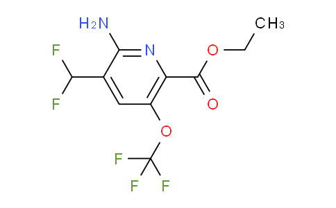 AM218371 | 1804372-88-0 | Ethyl 2-amino-3-(difluoromethyl)-5-(trifluoromethoxy)pyridine-6-carboxylate