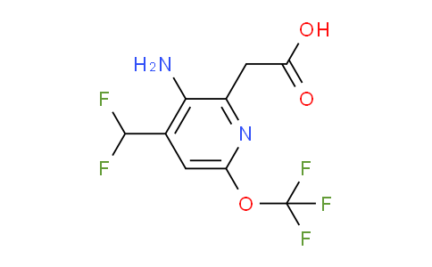 AM218377 | 1804373-64-5 | 3-Amino-4-(difluoromethyl)-6-(trifluoromethoxy)pyridine-2-acetic acid