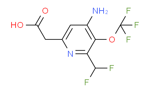 AM218380 | 1804373-82-7 | 4-Amino-2-(difluoromethyl)-3-(trifluoromethoxy)pyridine-6-acetic acid