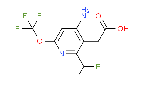 AM218382 | 1804533-69-4 | 4-Amino-2-(difluoromethyl)-6-(trifluoromethoxy)pyridine-3-acetic acid