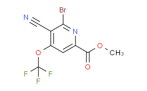 AM218383 | 1804394-07-7 | Methyl 2-bromo-3-cyano-4-(trifluoromethoxy)pyridine-6-carboxylate