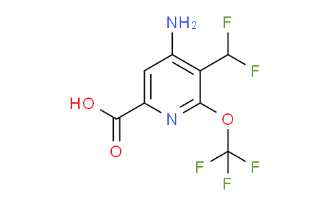 AM218393 | 1804541-13-6 | 4-Amino-3-(difluoromethyl)-2-(trifluoromethoxy)pyridine-6-carboxylic acid