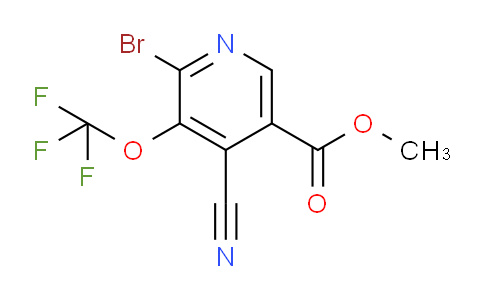 Methyl 2-bromo-4-cyano-3-(trifluoromethoxy)pyridine-5-carboxylate