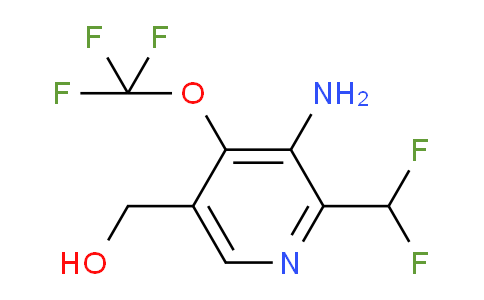 3-Amino-2-(difluoromethyl)-4-(trifluoromethoxy)pyridine-5-methanol