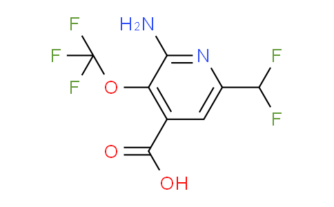 2-Amino-6-(difluoromethyl)-3-(trifluoromethoxy)pyridine-4-carboxylic acid