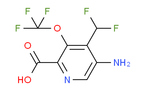 5-Amino-4-(difluoromethyl)-3-(trifluoromethoxy)pyridine-2-carboxylic acid