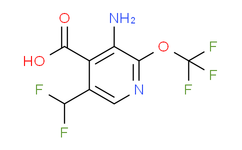 AM218418 | 1803659-52-0 | 3-Amino-5-(difluoromethyl)-2-(trifluoromethoxy)pyridine-4-carboxylic acid