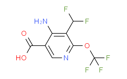 AM218422 | 1806152-19-1 | 4-Amino-3-(difluoromethyl)-2-(trifluoromethoxy)pyridine-5-carboxylic acid