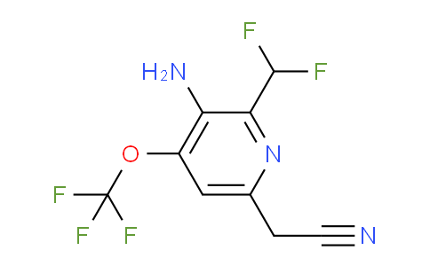 AM218423 | 1803657-63-7 | 3-Amino-2-(difluoromethyl)-4-(trifluoromethoxy)pyridine-6-acetonitrile