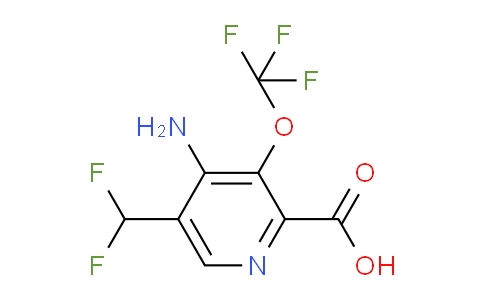 AM218424 | 1803447-21-3 | 4-Amino-5-(difluoromethyl)-3-(trifluoromethoxy)pyridine-2-carboxylic acid