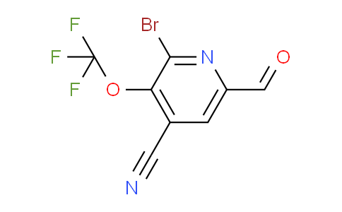 AM218430 | 1804652-00-3 | 2-Bromo-4-cyano-3-(trifluoromethoxy)pyridine-6-carboxaldehyde