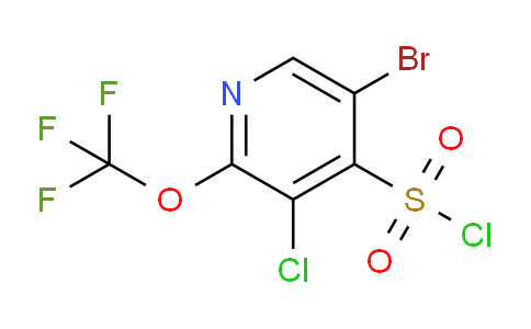 5-Bromo-3-chloro-2-(trifluoromethoxy)pyridine-4-sulfonyl chloride