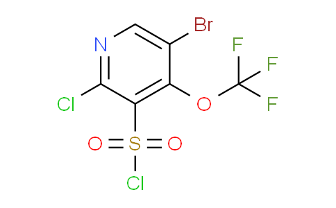 5-Bromo-2-chloro-4-(trifluoromethoxy)pyridine-3-sulfonyl chloride
