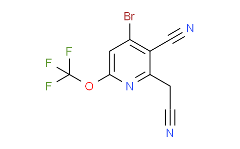 AM218439 | 1804595-99-0 | 4-Bromo-3-cyano-6-(trifluoromethoxy)pyridine-2-acetonitrile