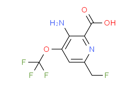 AM218443 | 1803990-72-8 | 3-Amino-6-(fluoromethyl)-4-(trifluoromethoxy)pyridine-2-carboxylic acid