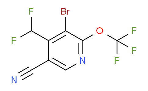 AM218450 | 1804650-54-1 | 3-Bromo-5-cyano-4-(difluoromethyl)-2-(trifluoromethoxy)pyridine